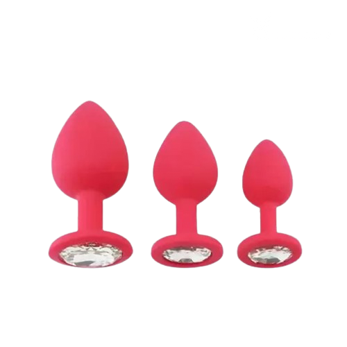 Silicone Anal Trainer Butt Plugs Set