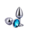 Medium Size Crystal Jewelry Steel Anal Butt Plug