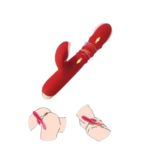 Thrusting G-spot Female Masturbation Rabbit Vibrator Massager