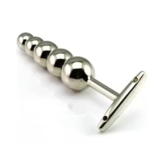 Stainless-Steel-Round-Headed-Bead-Butt-Plug-2