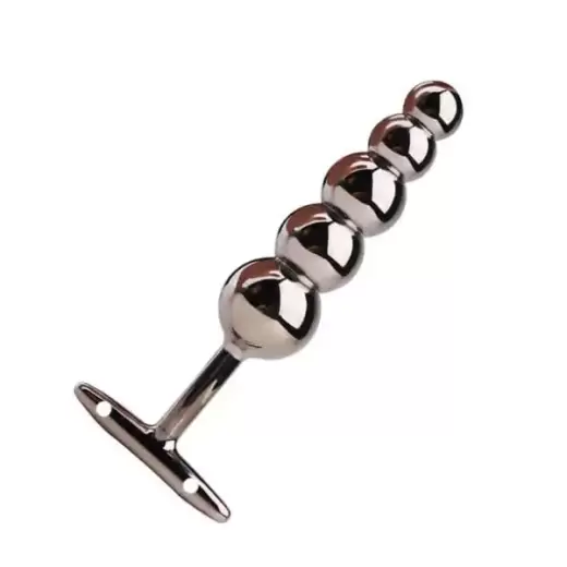 Stainless-Steel-Round-Headed-Bead-Butt-Plug-3