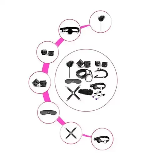 Couple Bondage 10pcs Bdsm Restraint Kit