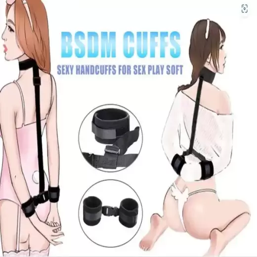Neck Collar To Handcuff Wrists Behind Back Bdsm Bondage Neck Collar To Handcuff Wrists Behind Back Bdsm Bondage
