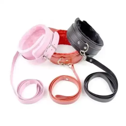 PU-Leather-BDSM-Collar-with-Leash-Fetish PU-Leather-BDSM-Collar-with-Leash-Fetish